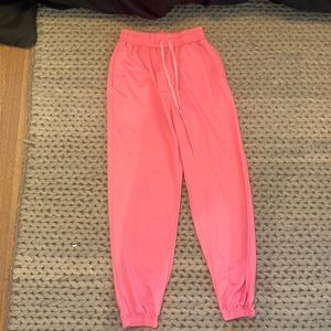 Womens hot pink sweatpants